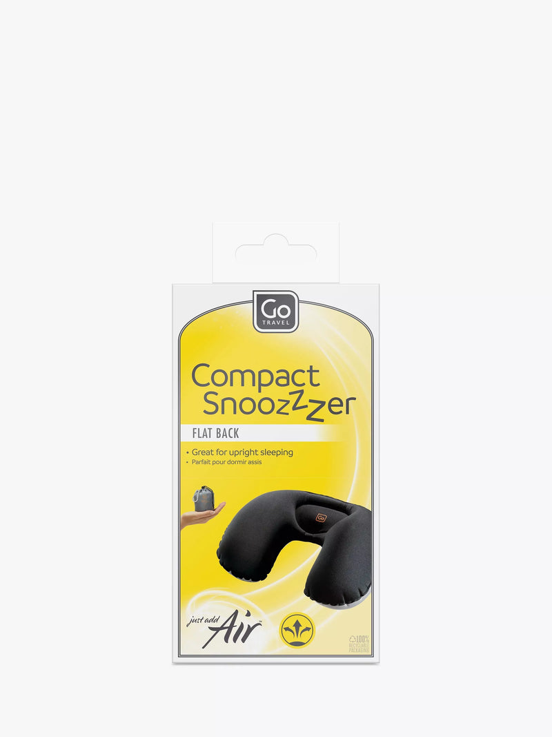 Go Travel Compact Snoozer pillow black (British brand)