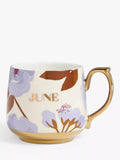 John Lewis Birthday Flower Fine China Mug 434ml