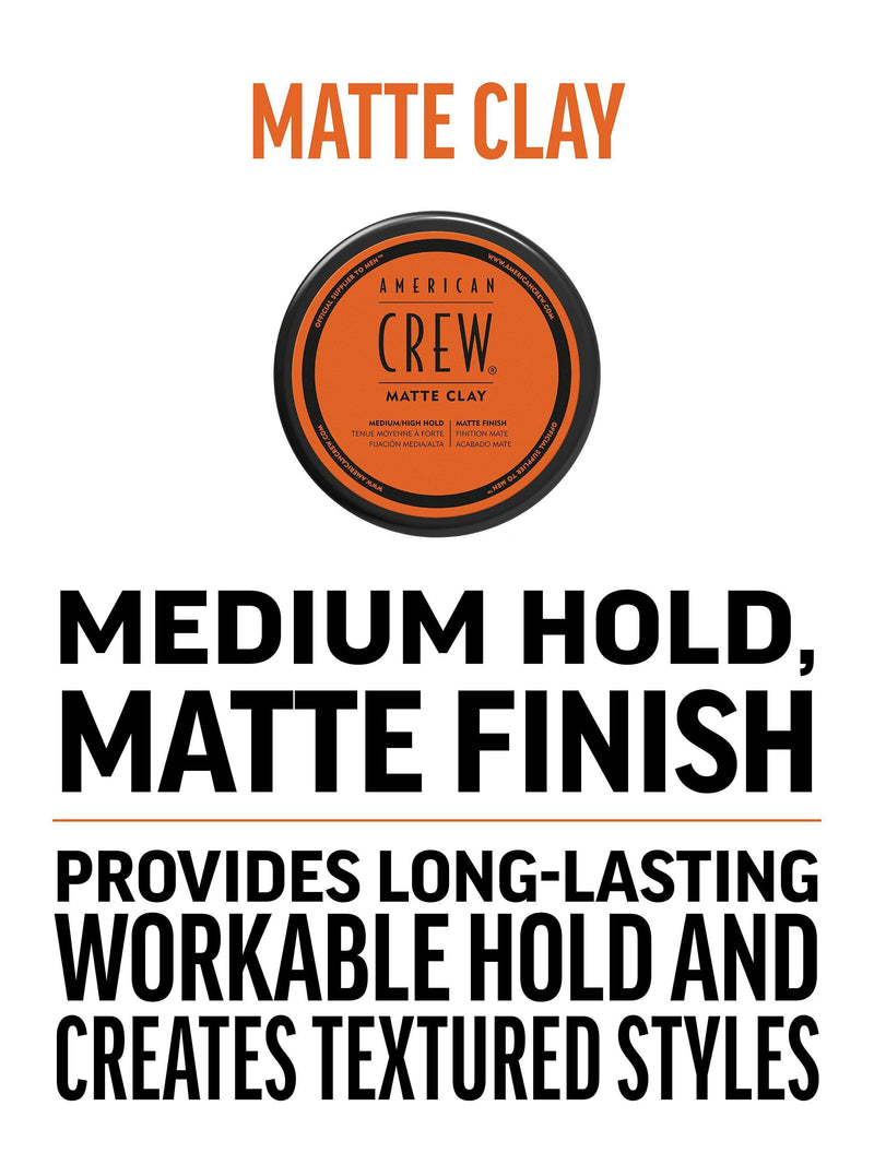 American Crew matte hair clay 85g - British product