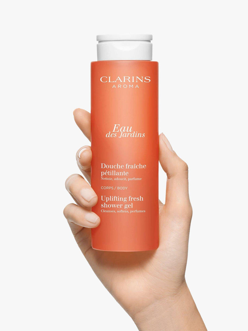 Clarins Eau des Jardins Uplifting Fresh shower gel 200ml - British product