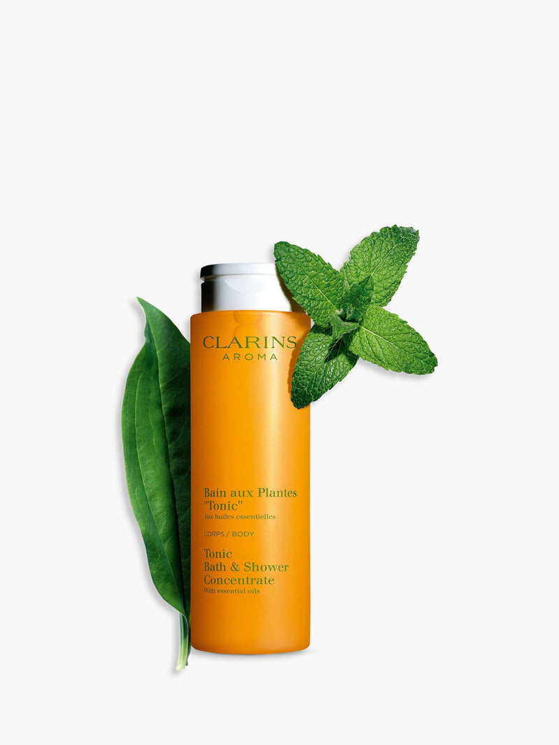 Clarins Tonic Bath and Shower Concentrate eco-refillable 200ml - British product