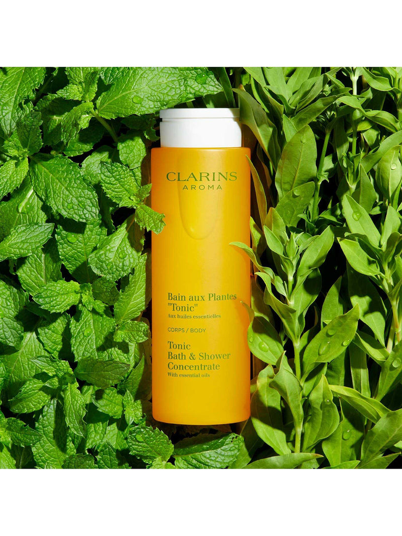 Clarins Tonic Bath and Shower Concentrate eco-refillable 200ml - British product