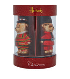 Harrods London bear ornaments set of three, imported from the UK