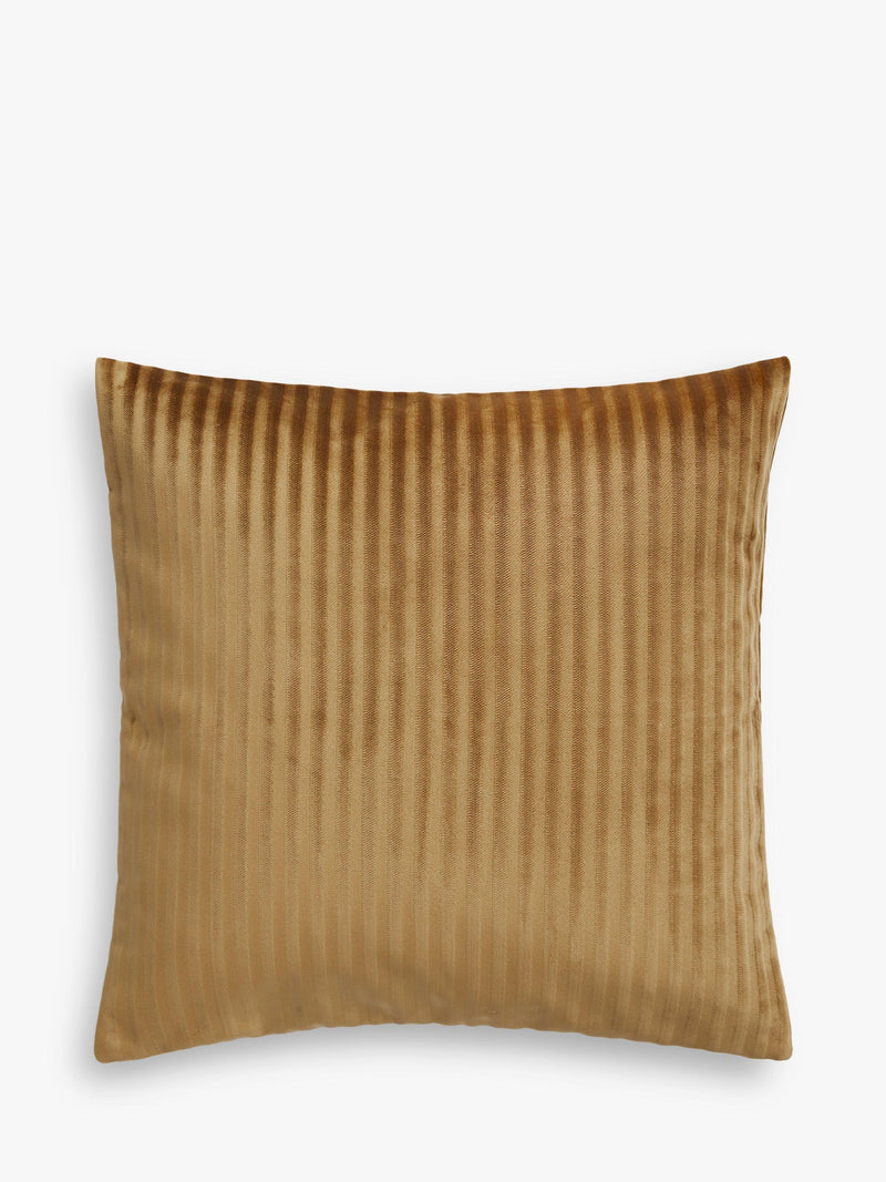 John Lewis Velvet Stripe Cushion 50x50cm, UK version