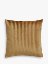 John Lewis John Lewis Velvet Stripe Cushion Filled 50x50cm- Buy online at McGrocer