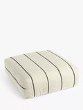 John Lewis woven stripe natural bean cube 20x60x60cm, UK version
