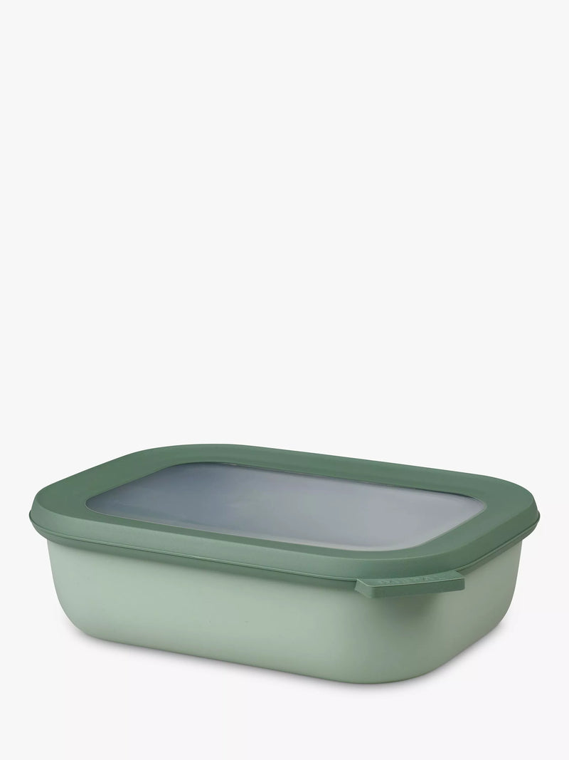 Mepal Cirqula rectangular food storage bowl 1L, UK version