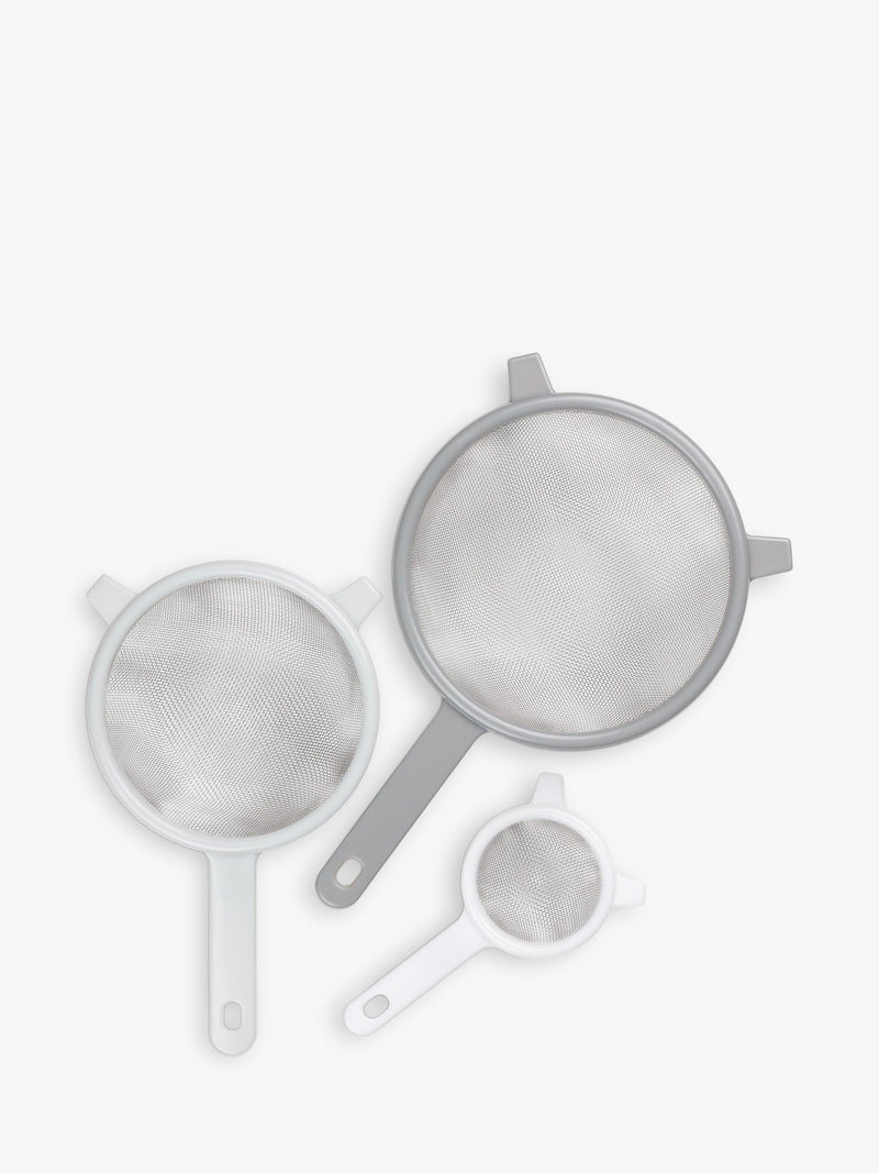Tala Kitchen Sieves set of 3 in grey (British brand)