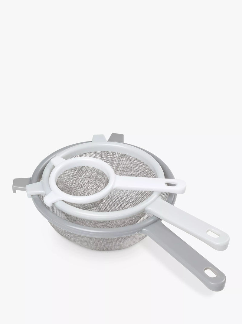 Tala Kitchen Sieves set of 3 in grey (British brand)