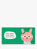 Baby lift-the-flap board book with mirrors, UK version