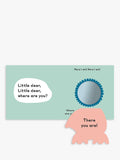 Baby lift-the-flap board book with mirrors, UK version
