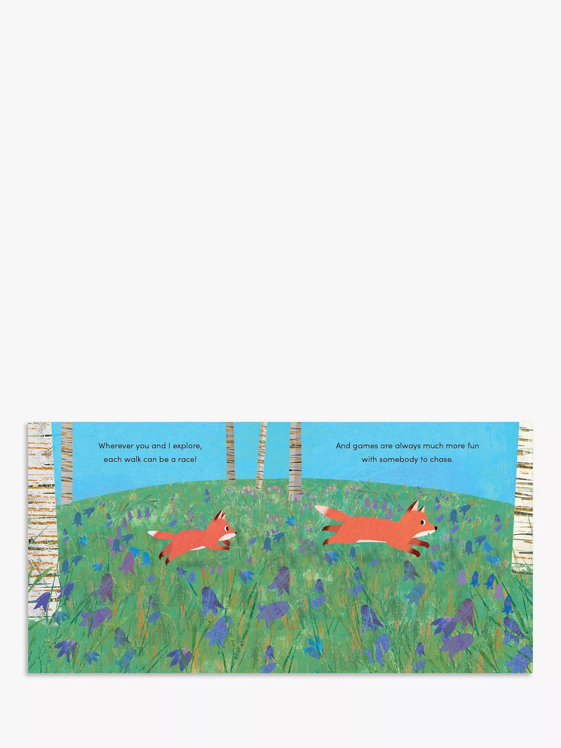 Kids' picture book about brotherly love with gold foil pages (British brand)