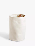 John Lewis canvas laundry basket H58cm Dia37cm, UK version