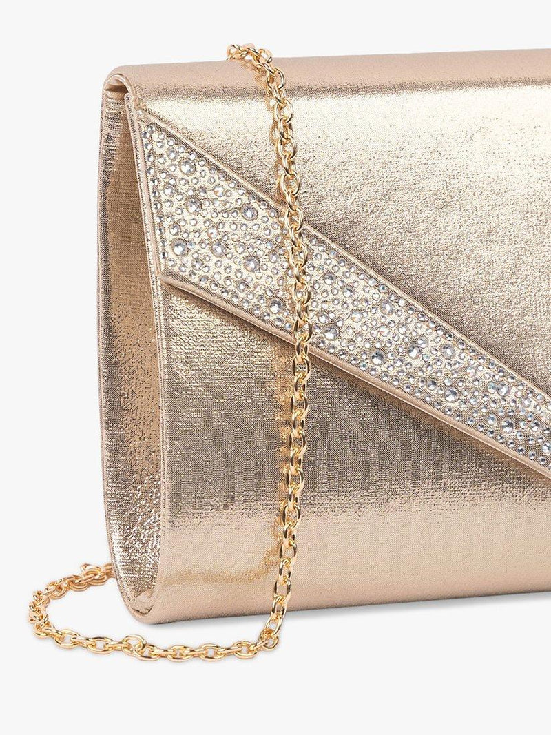 Paradox London Devora embellished clutch bag, UK version