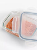John Lewis airtight leak-proof glass storage container, clear, UK version