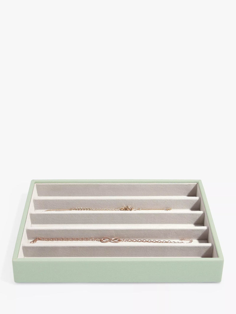 Classic Necklace Organizing Layer for Tangle-Free Storage and Stacking