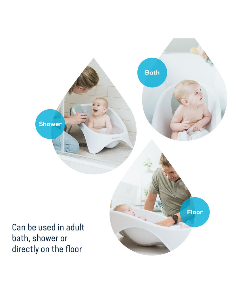 Angelcare 2-in-1 baby bathtub in white - British product