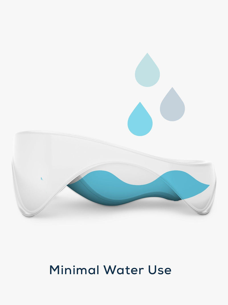 Angelcare 2-in-1 baby bathtub in white - British product