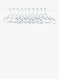 John Lewis white plastic hangers pack of 10 (British brand)