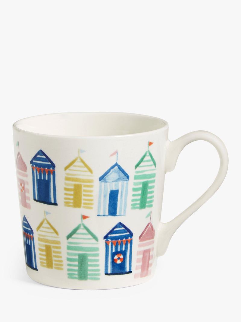Coastal Beach Huts Stoneware Mug 330ml