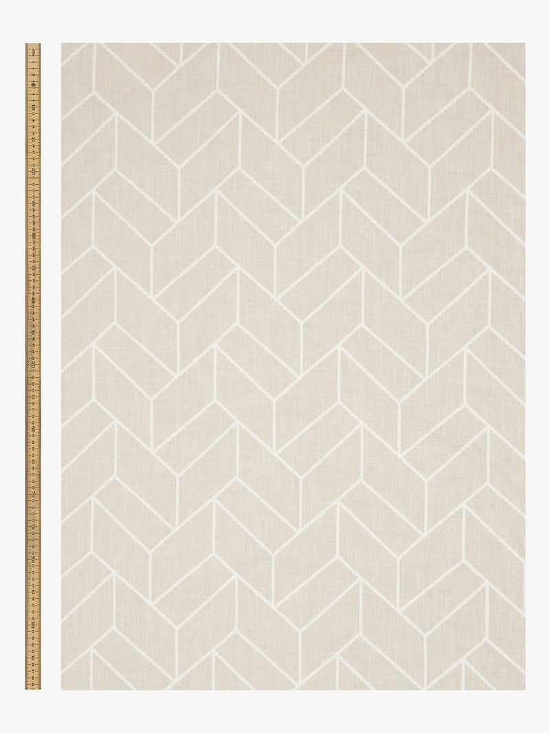 John Lewis Putty Figure Furnishing Fabric geometric pattern (British brand)