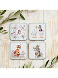 Wrendale Designs animal coasters set of 4 square (British brand)