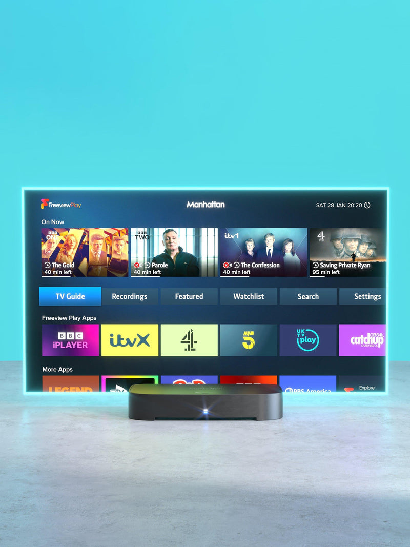 Manhattan T4-R Freeview Play recorder 1TB black, UK version