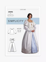 John Lewis Simplicity Misses' Renaissance Costume Dress Sewing Pattern S9090- Buy online at McGrocer