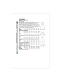 Simplicity sewing pattern S9090 Renaissance costume dress, UK version