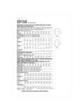 Simplicity men's shirts sewing pattern S9158 - British product