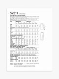 Simplicity S9211 nightwear sewing pattern, UK version