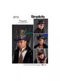 Simplicity costume hats sewing pattern S8713 multi-size, imported from the UK