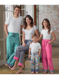Simplicity family pants sewing pattern S8179A - British product