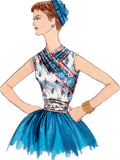 Simplicity 1950s surplice blouses sewing pattern - British product