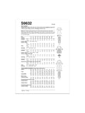 Simplicity Halloween costume sewing pattern S9632 - British product