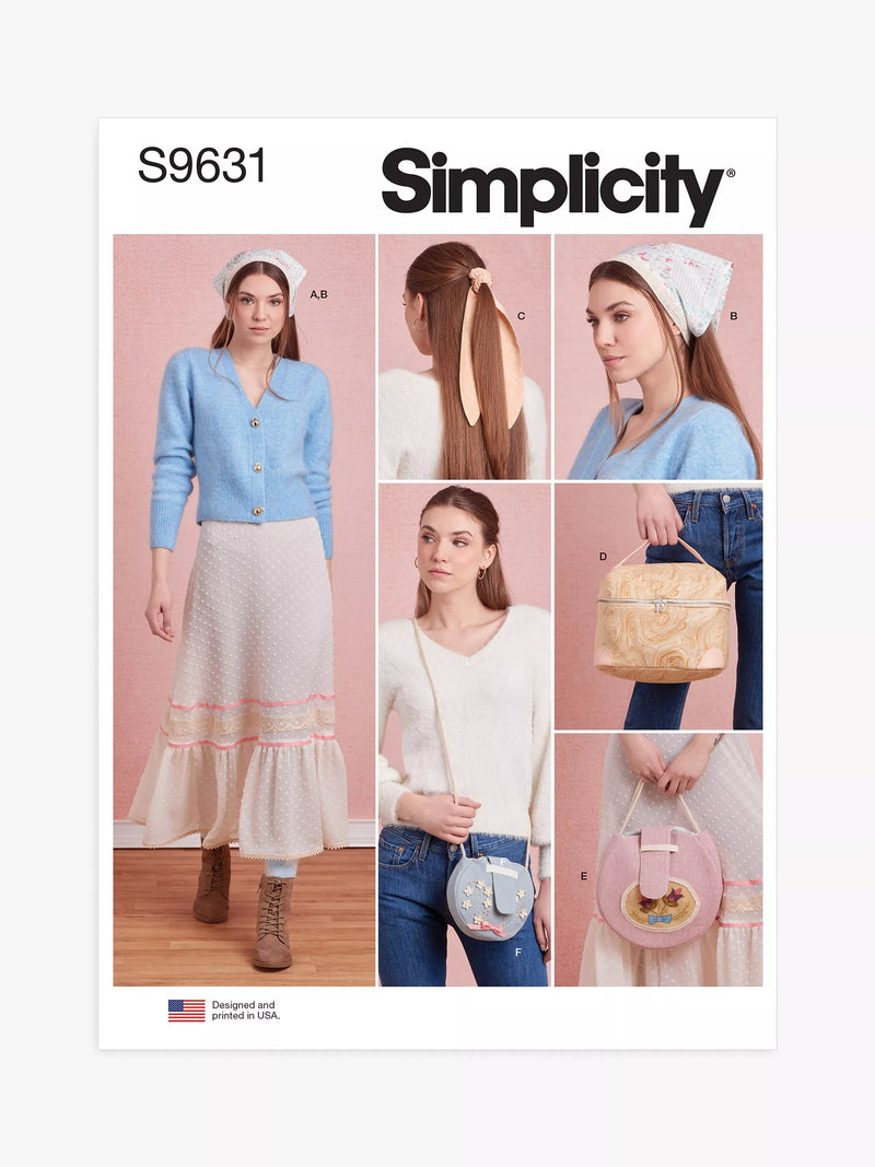 Simplicity sewing pattern pettiskirt and accessories - British product