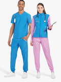 Simplicity S9650A knit scrubs sewing pattern, UK version