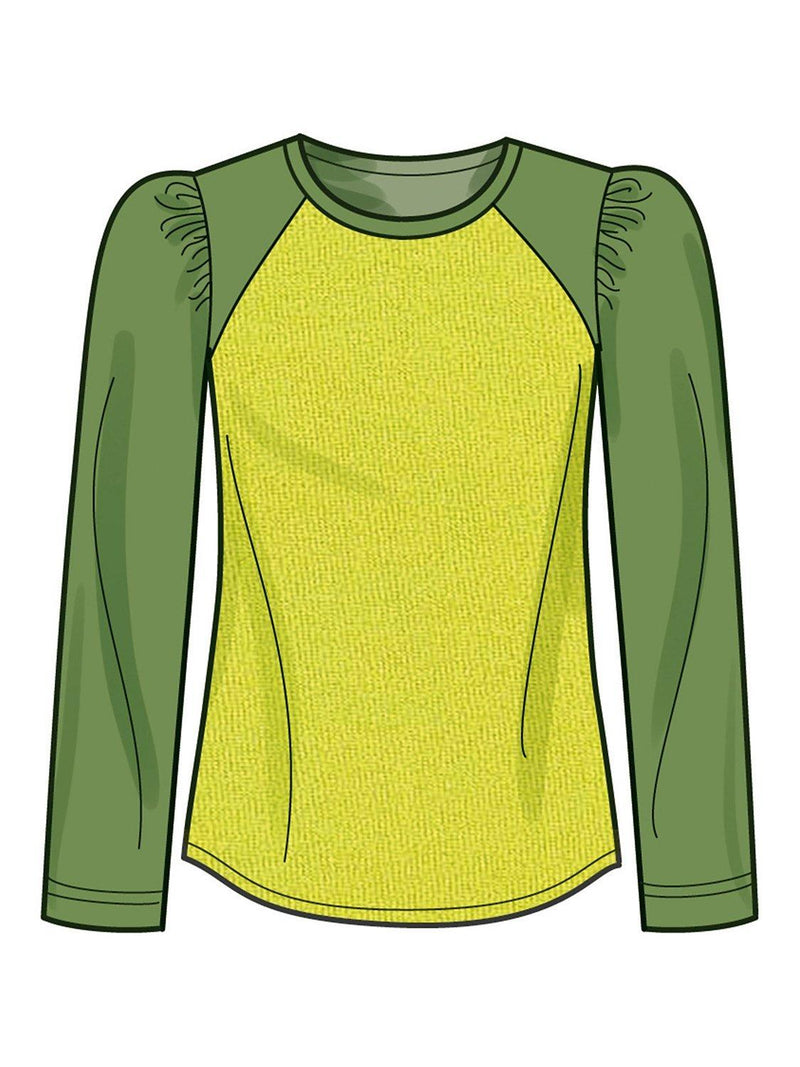 Simplicity S9645 misses knit tops sewing pattern, UK version