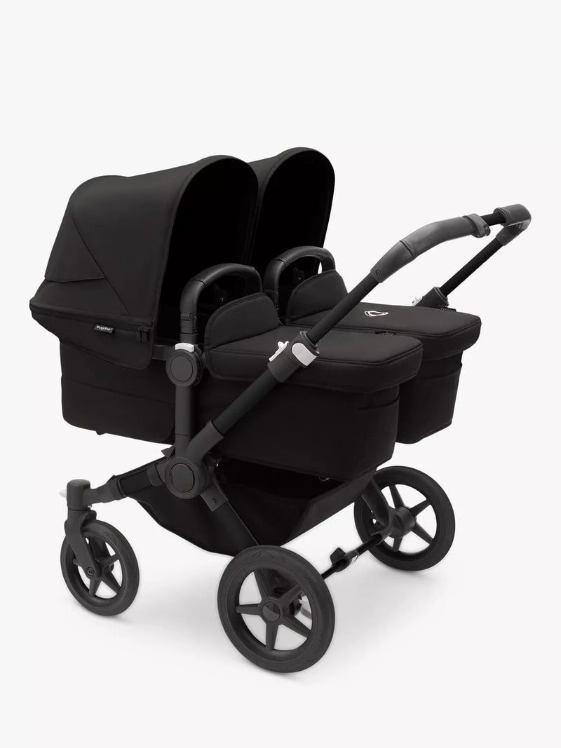 Bugaboo Donkey 5 Zwillingswagen & Tragewanne, Mitternachtsschwarz