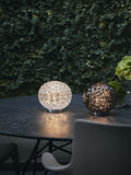 Kartell Mini Planet smoke table lamp, imported from the UK