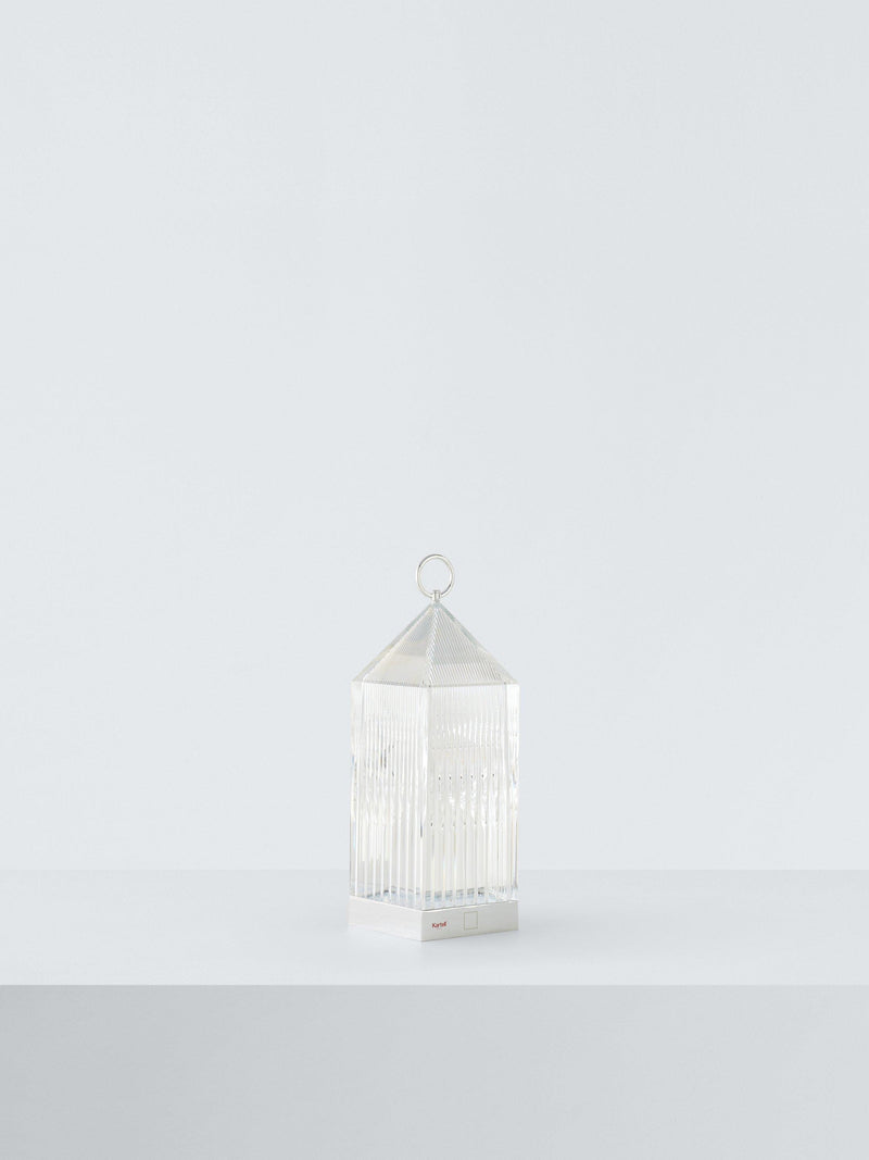 Kartell rechargeable lantern table lamp 31cm portable, imported from the UK