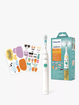 John Lewis Philips Sonicare For Kids HX3601/01 Design a Pet Electric Toothbrush, White- Buy online at McGrocer