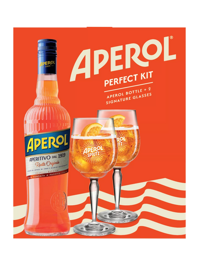 John Lewis Aperitivo Gift Set with Two Glasses and 70cl Bottle- Buy online at McGrocer