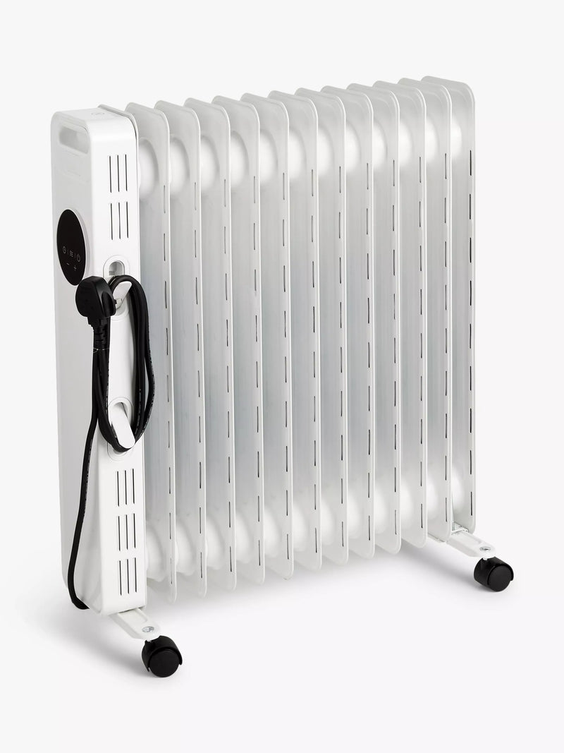 John Lewis 2500W digital oil radiator, imported from the UK