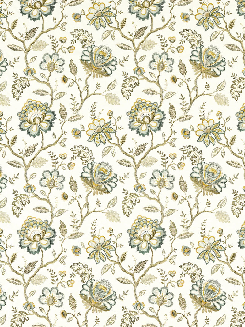 Clarke & Clarke Adeline Jacobean Style Furnishing Fabric 130cm Width