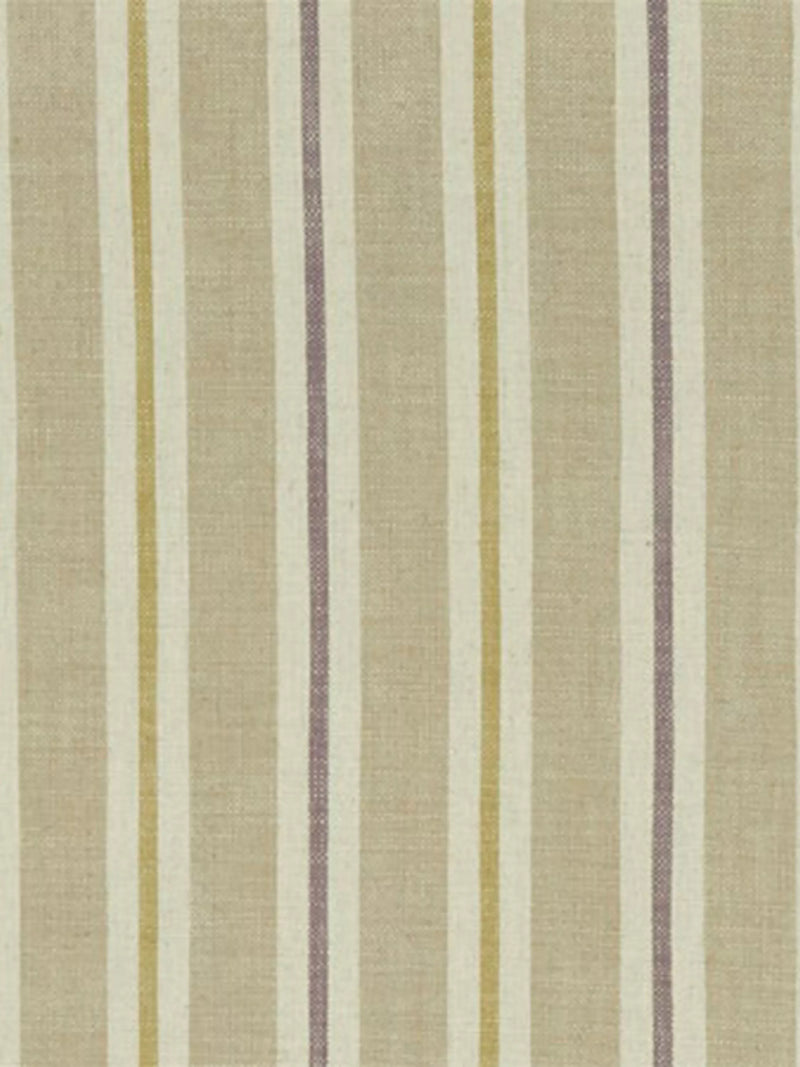Clarke & Clarke Sackville Stripe made-to-measure curtain Natural - British product