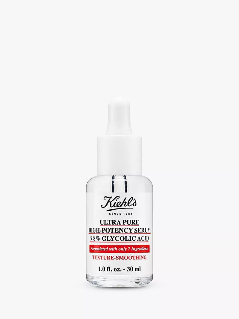 Kiehl's Ultra Pure Glycolic Serum 30ml, imported from the UK