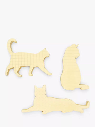 John Lewis SUCK Cat-Shaped Sticky Notes- Buy online at McGrocer