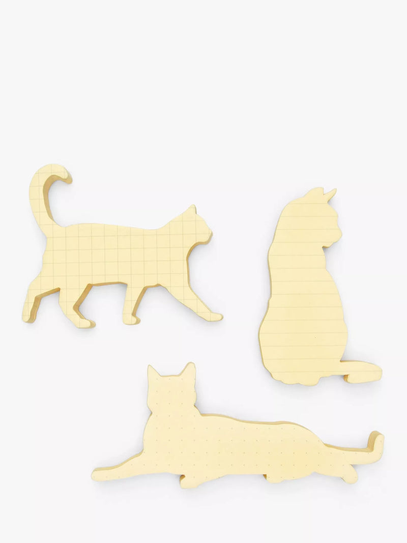 SUCK cat-shaped sticky notes (British brand)