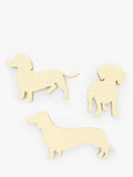 Set of dog shaped sticky notes for paperwork (British brand)